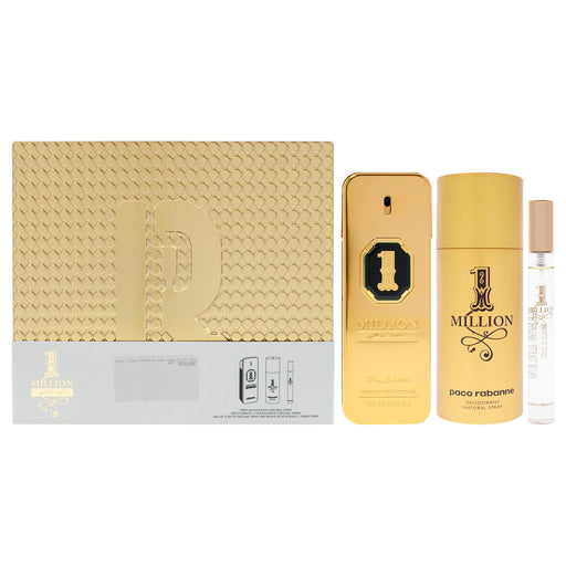 Paco Rabanne 1 Million Golden Intense Men's Eau De Toilette Gift Set