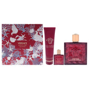 Versace Eros Flame Men's Eau De Parfum Gift Set
