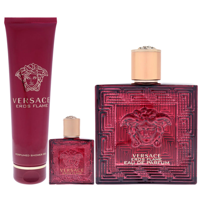Versace Eros Flame Men's Eau De Parfum Gift Set