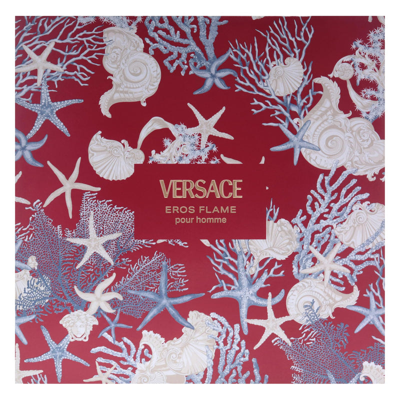 Versace Eros Flame Men's Eau De Parfum Gift Set