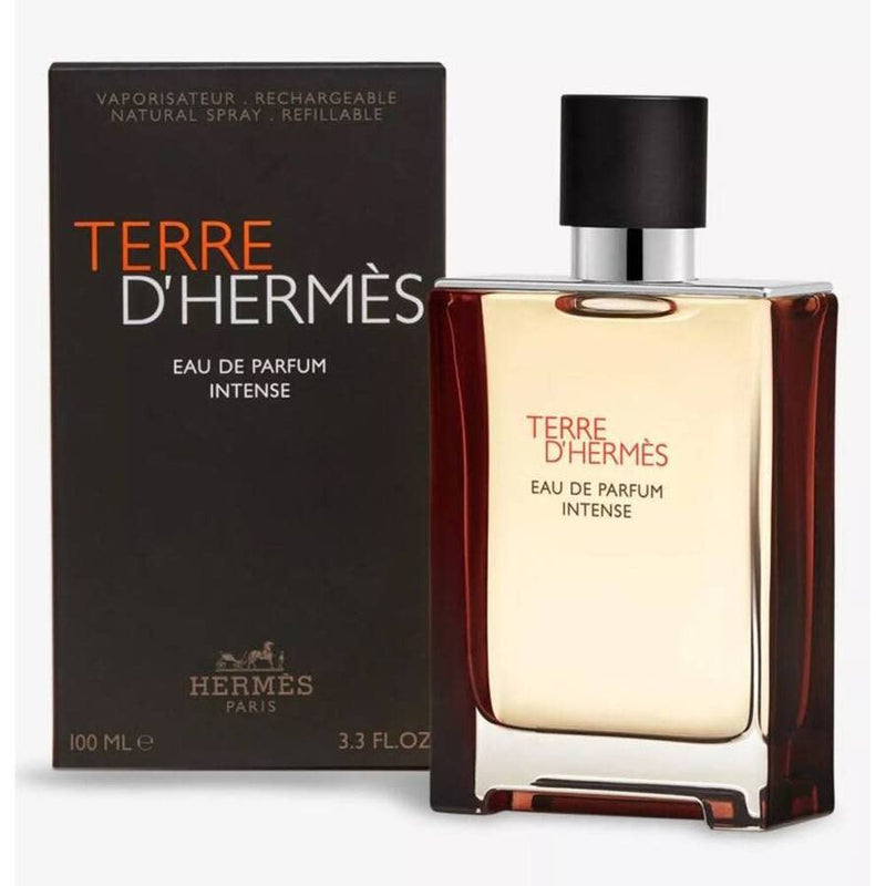 Terre DHermes Intense by Hermes for Men - 3.3 oz EDP Spray (Refillable)