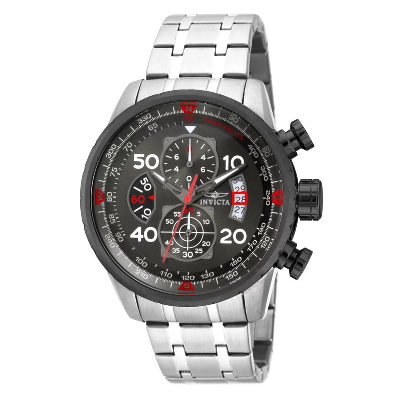 Invicta Aviator Men's Quartz 48mm Watch – Stainless Steel