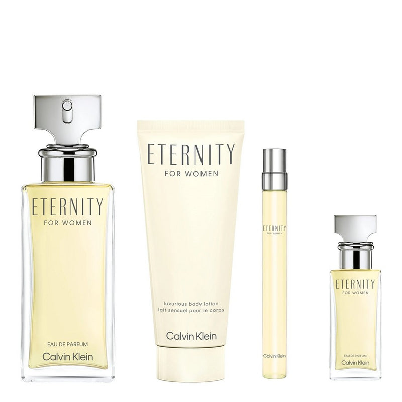 Ck Eternity 4 Pc Set ( W ) Edp Sp 3.4, Bl 3.3, Sp 0.5, Sp 0.33 Oz