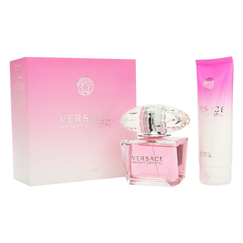 Versace Bright Crystal 2026(h B)3pc ( Body Lotion Bath&shower Gel) Women's Eau De Toilette Gift Set