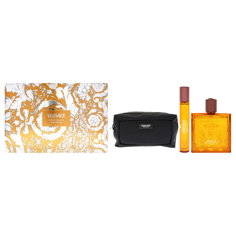 Versace Eros Najim 3 Trousse Men's Parfum Gift Set