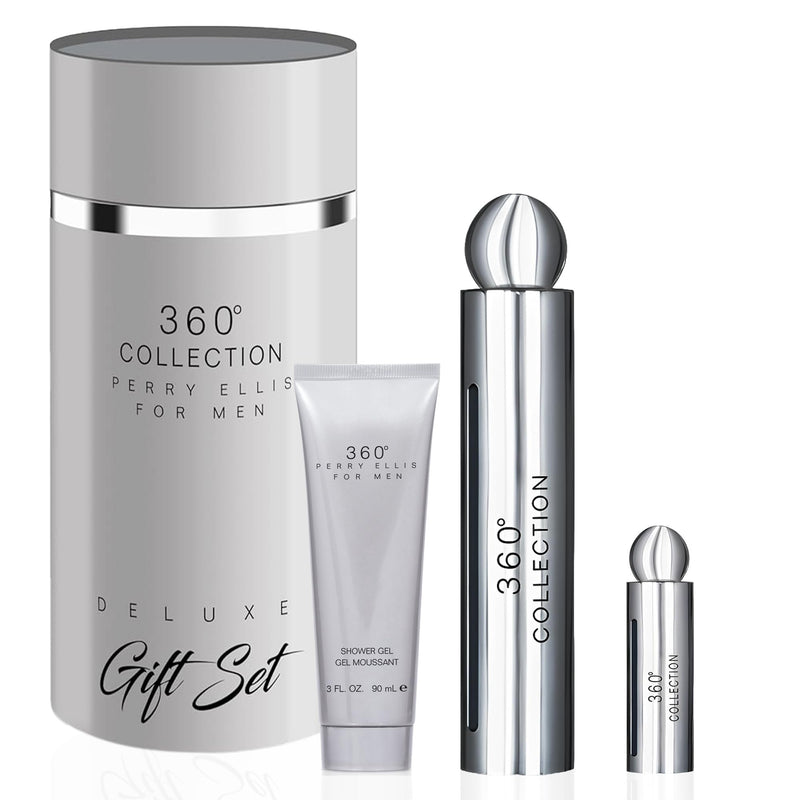 Perry Ellis 360 Deluxe Men's Eau De Toilette Gift Set