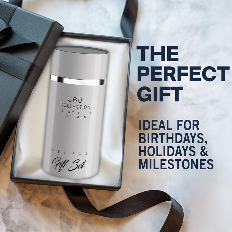 Perry Ellis 360 Deluxe Men's Eau De Toilette Gift Set
