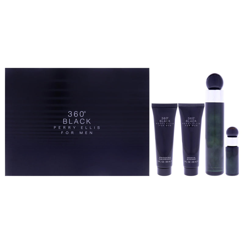 Perry Ellis 360 Black Men's Eau De Toilette Gift Set