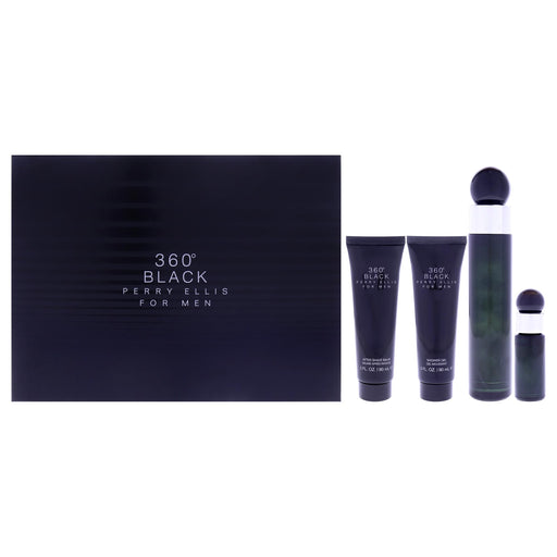 Perry Ellis 360 Black Men's Eau De Toilette Gift Set