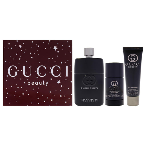 Gucci Guilty 3 Men's Eau De Parfum Gift Set