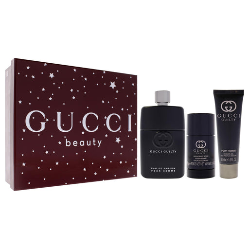 Gucci Guilty 3 Men's Eau De Parfum Gift Set