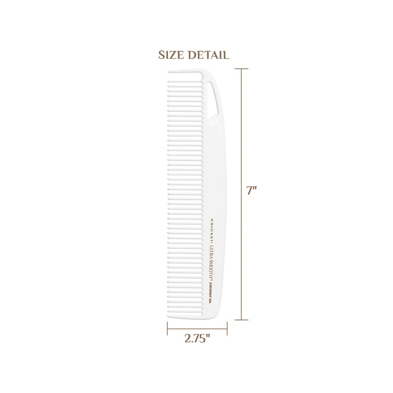 Cricket Ultra Smooth Coconut Dressing Comb Unisex Gift Set