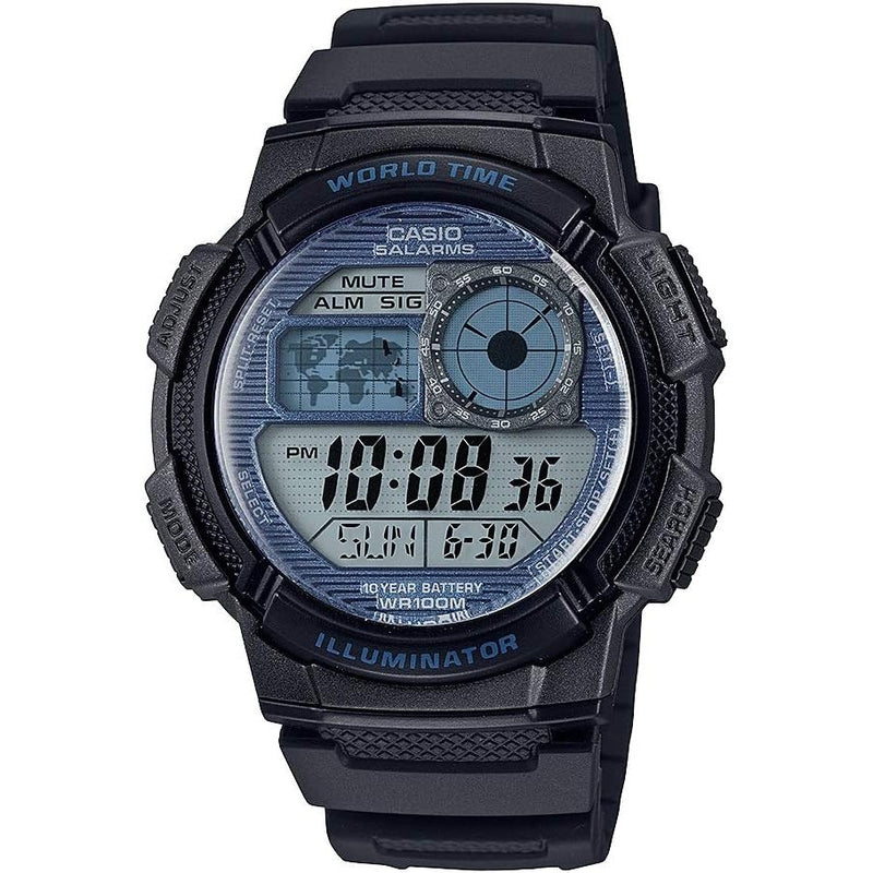 Casio World Time Quartz Watch – Resin