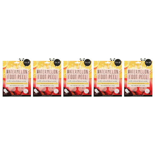 Oh K! Jelly Foot Peel Watermelon Pack Of 5