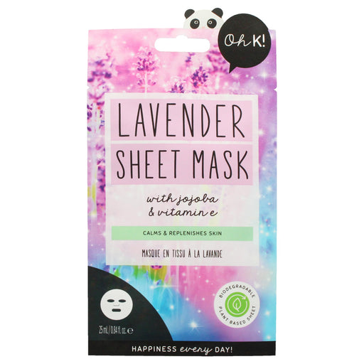 Oh K! Sheet Mask Lavender Unisex Gift Set