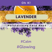 Oh K! Sheet Mask Lavender Unisex Gift Set