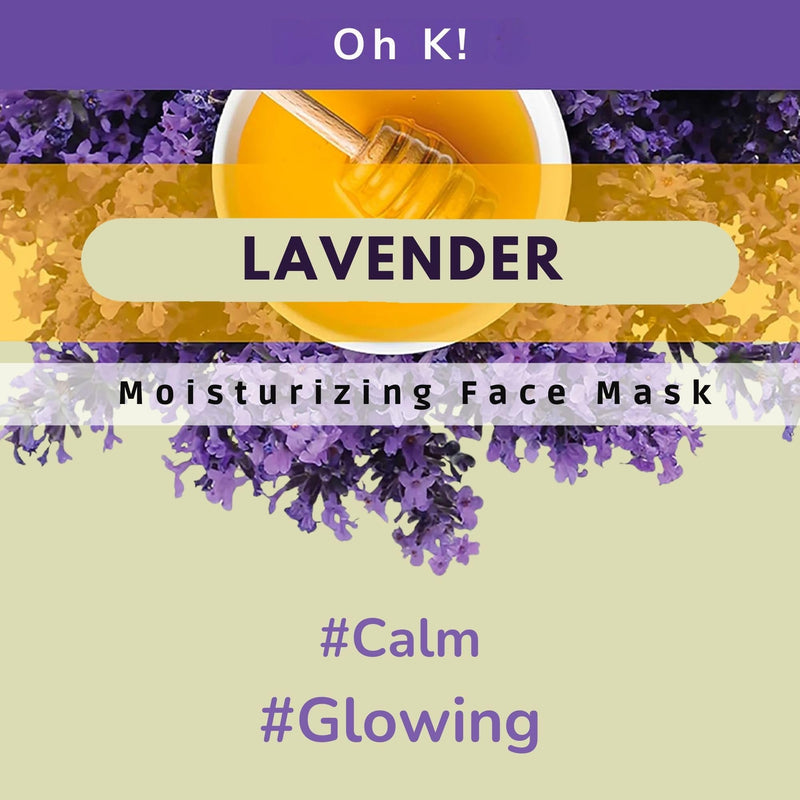 Oh K! Sheet Mask Lavender Unisex Gift Set