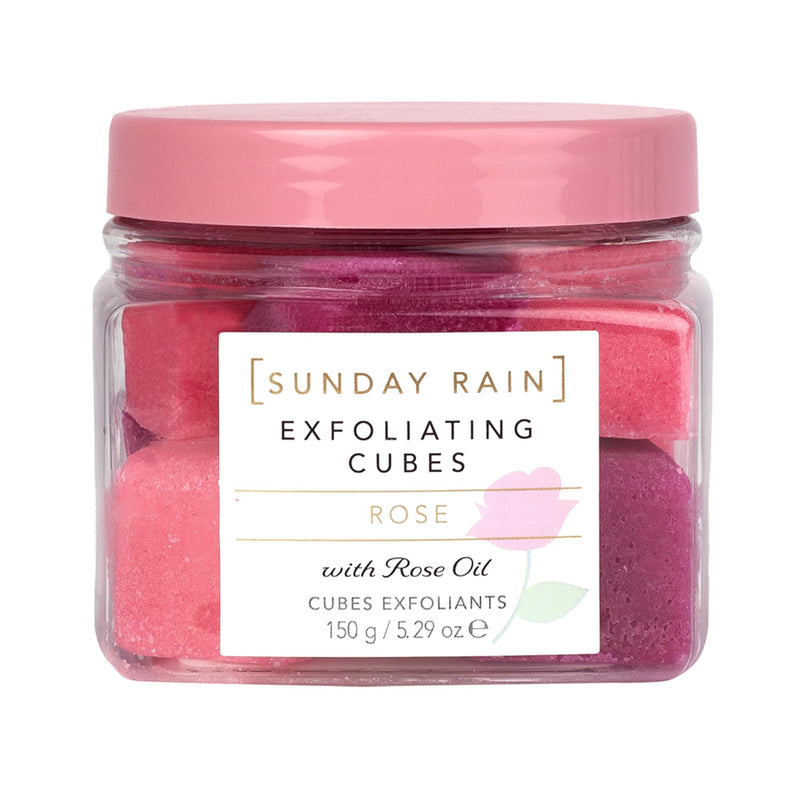 Sunday Rain Exfoliating Cubes Rose