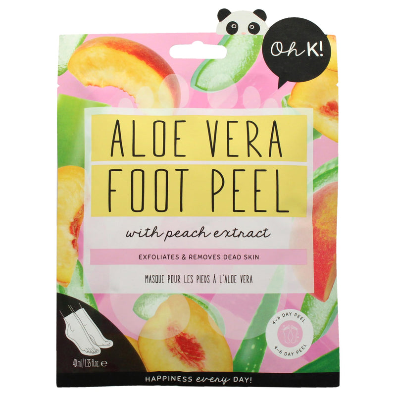 Oh K! Jelly Foot Peel Aloe Vera And Peach