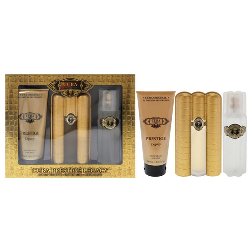 Cuba Prestige Legacy Men's Eau De Toilette Gift Set