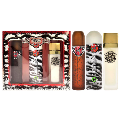 Cuba Jungle Zebra Women's Eau De Parfum Gift Set