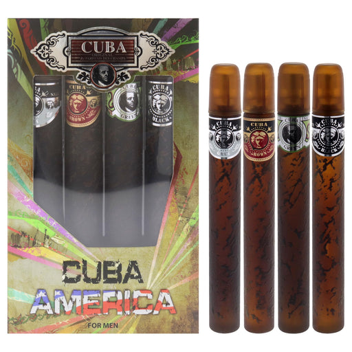 Cuba America Men's Eau De Toilette Gift Set