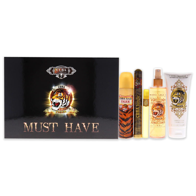 Cuba Must Have Tiger Women's Eau De Parfum Gift Set