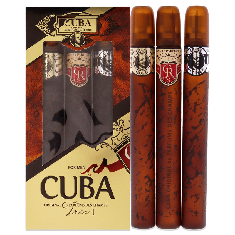 Cuba Trio 1 Men's Eau De Toilette Gift Set