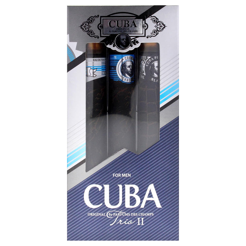 Cuba Trio 2 Men's Eau De Toilette Gift Set