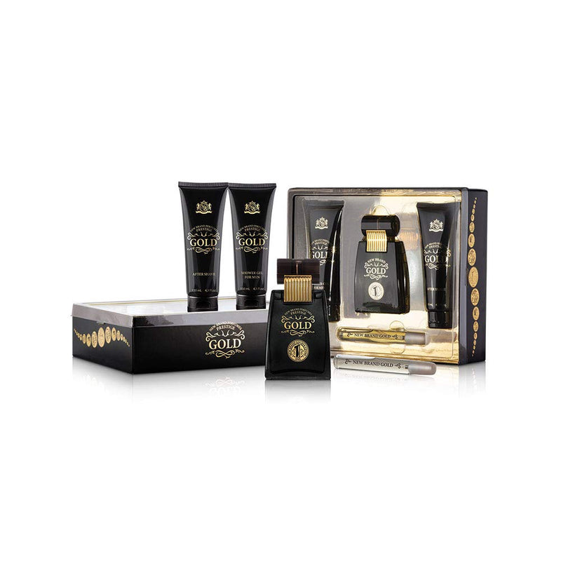 New Brand Gold Men's Eau De Toilette Gift Set