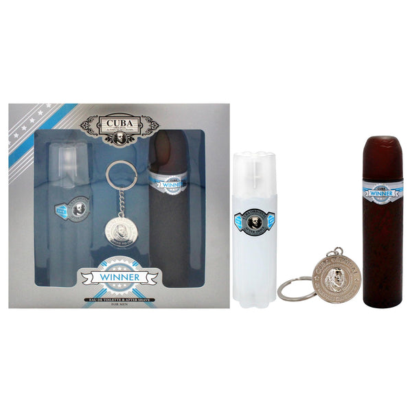Cuba Winner Men's Eau De Toilette Gift Set