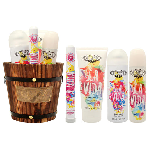Cuba La Vida Women's Eau De Parfum Gift Set