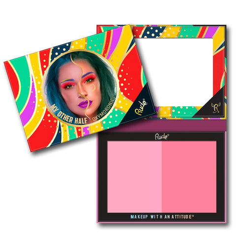 Rude Cosmetics My Other Half Duo Shade Face Palette Oxymoronic