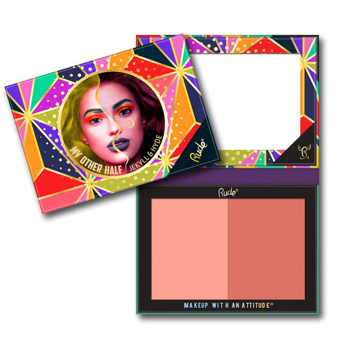 Rude Cosmetics My Other Half Duo Shade Face Palette Jekyll And Hyde