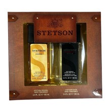 Stetson Body Fragrance + Black Body Fragrance Men's Body Spray Gift Set