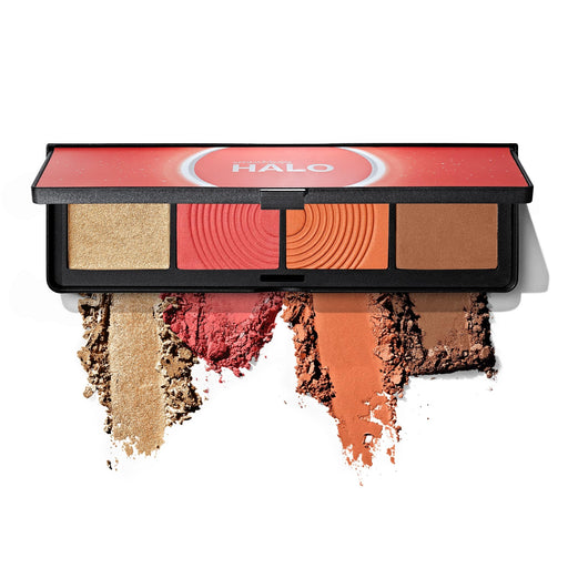 Smashbox Halo Sculpt Plus Glow Face Palette Coral Saturation