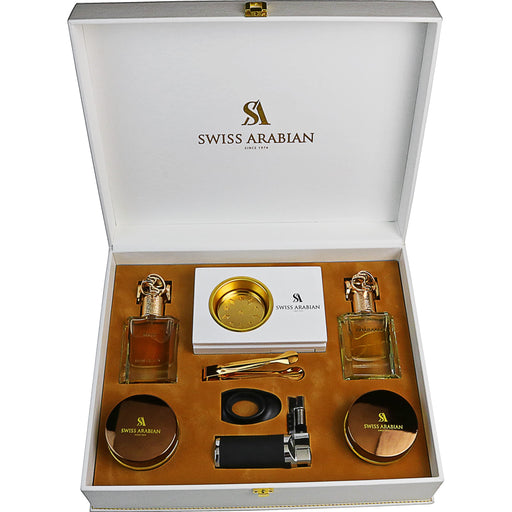 Swiss Arabian Bakhoor Dukhoon Al Haram Men's Eau De Parfum Gift Set