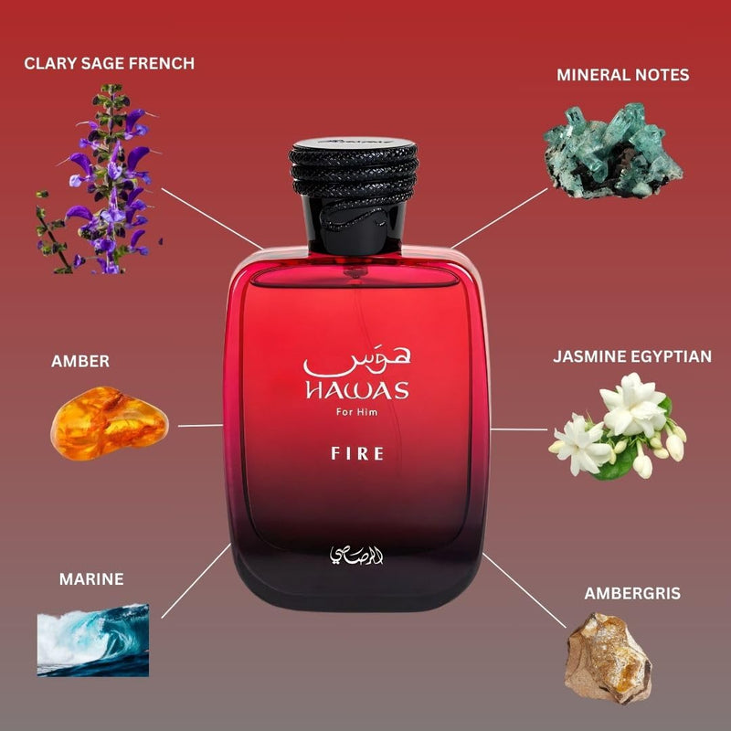 Rasasi Hawas Fire Men's Eau De Parfum