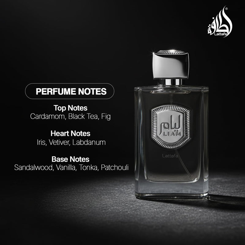 Lattafa Liam Grey Men's Eau De Parfum