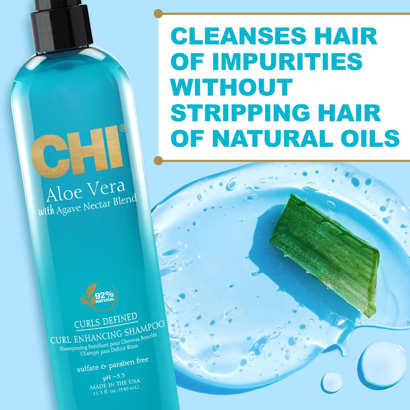Chi Aloe Vera Curl Enhancing Shampoo