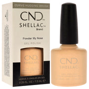 Cnd Shellac Nail Color Powder My Nose