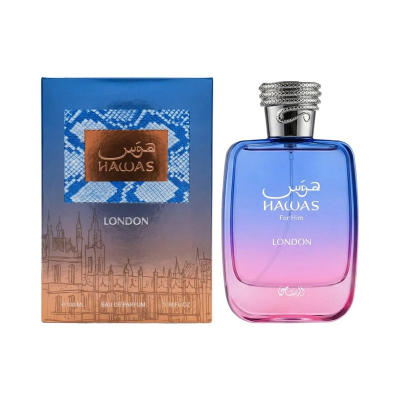 Hawas London by Rasasi for Men - 3.38 oz EDP Spray