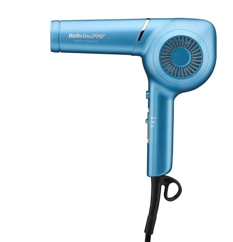 Babylisspro Nano Titanium Classic Professional Pistol-Grip Dryer Blue
