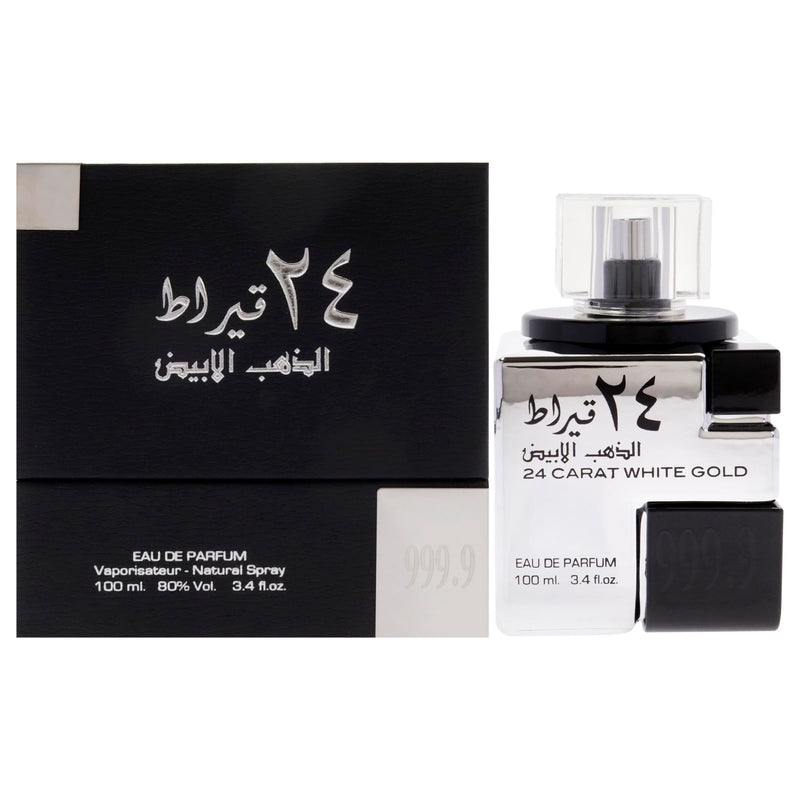 Lattafa 24 Carat White Gold Unisex Eau De Parfum