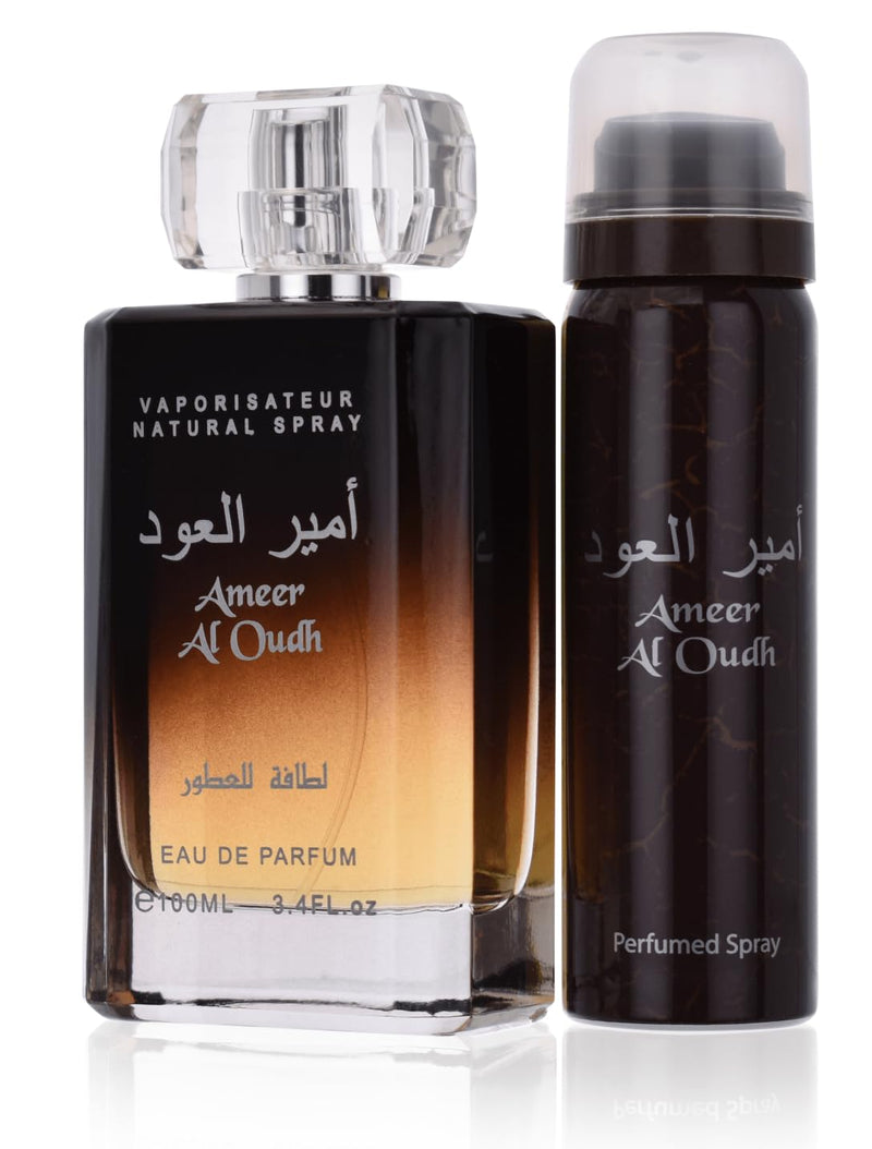 Lattafa Ameer Al Oudh Unisex Eau De Parfum Gift Set