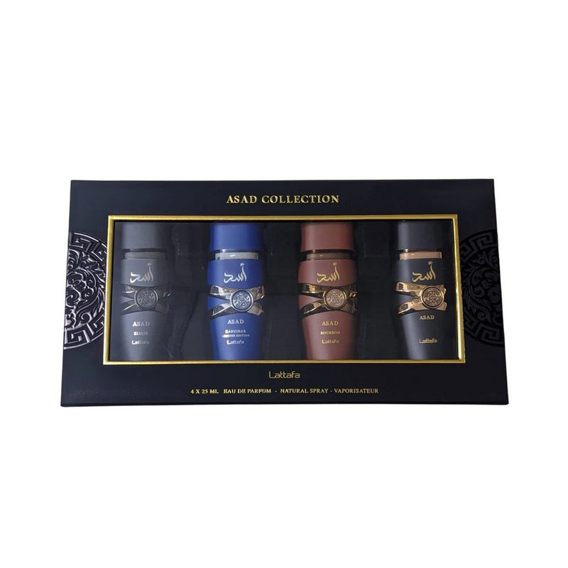 Asad Collection By Lattafa, 4 Piece Gift Set For Men