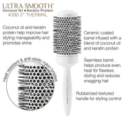Cricket Ultra Smooth Coconut Thermal Brush 390