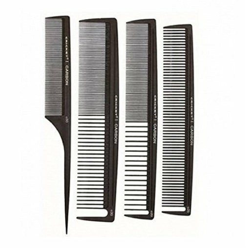 Cricket Carbon Comb Stylish 4-Pack Unisex Gift Set