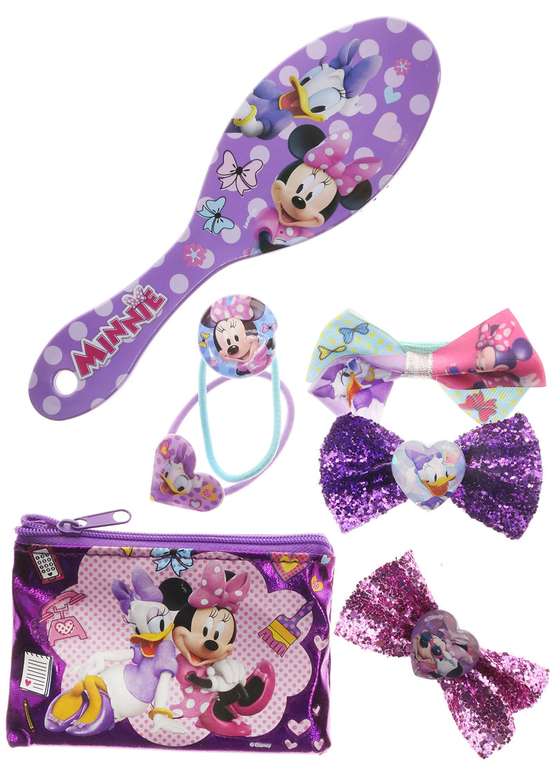 Disney Minnie Mouse Brush & Hair Accessories Gift Set