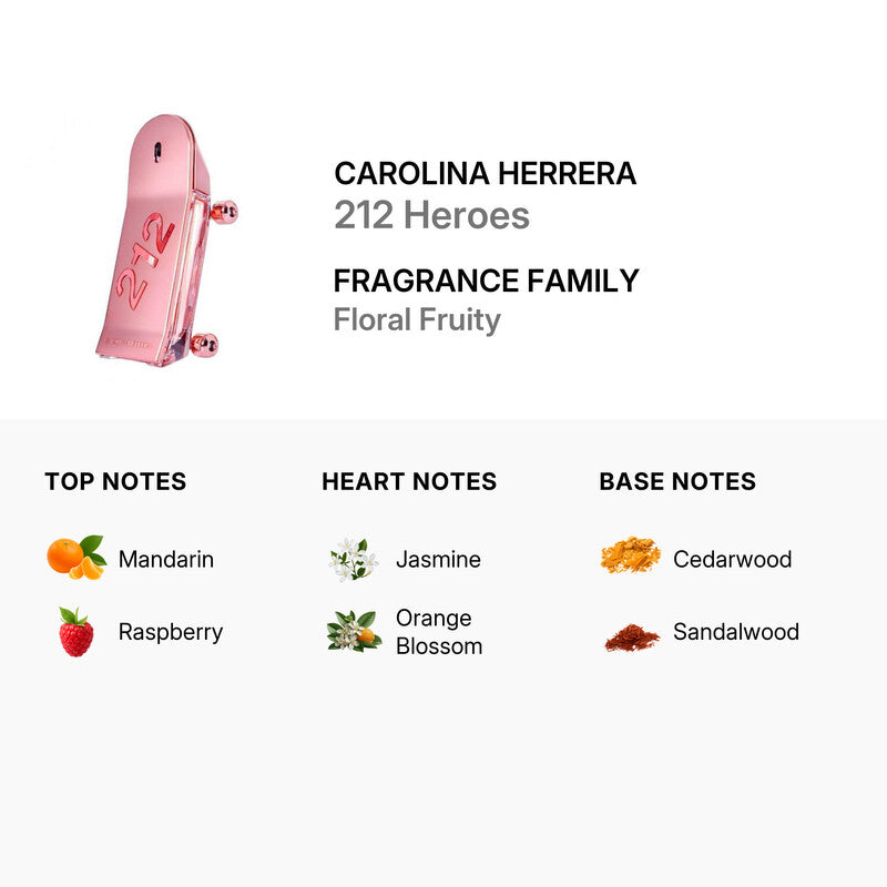 Carolina Herrera 212 Heroes Forever Young Women's Eau De Parfum